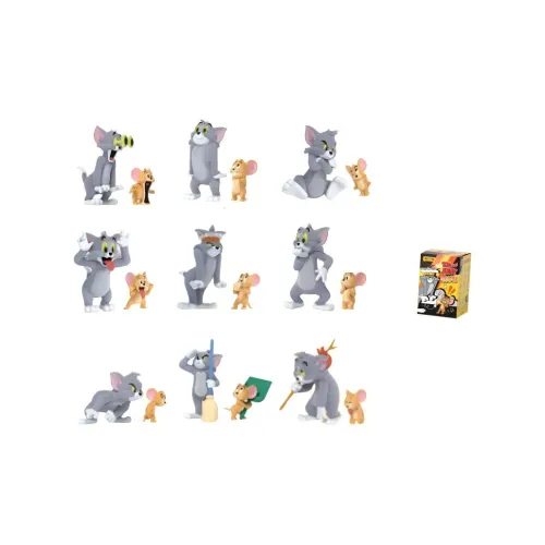 52TOYS Том и Джерри Духовное состояние Признание Слепые коробки Один Mystery Коробка Целая коробка 8 шт