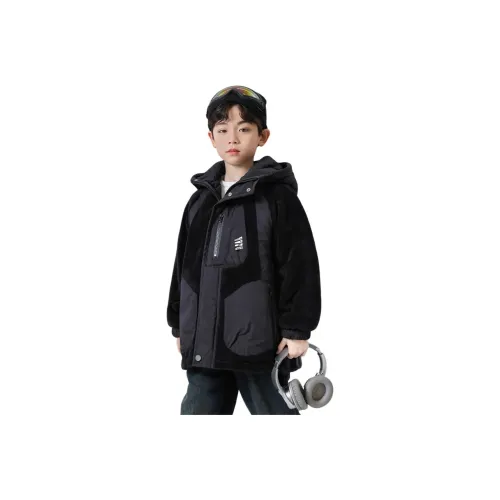 BIG WASP Черный KIDS Утеплённые куртки