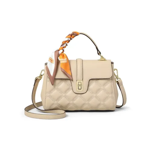 Younger Song Коровья кожа синтетическая кожа сумка обычный женский абрикос