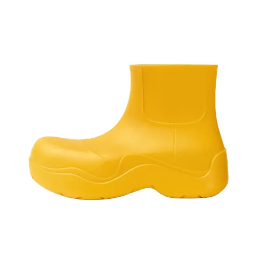 Bottega Veneta Puddle Резиновые сапоги Ботильоны Женские Желтые