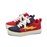 Красный, синий, молния