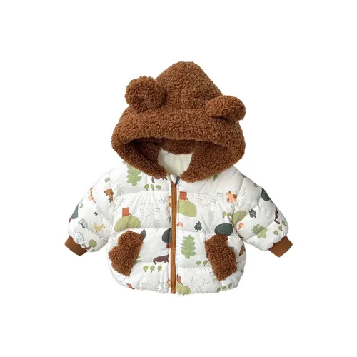 Yalu Хлопковый пуховик Кофе Infant And Toddler