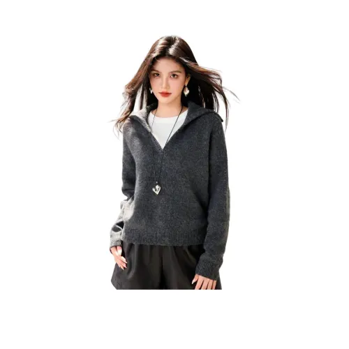 COVER TIME Серый Женский Трикотаж