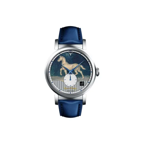 VAN GOGH Geneva Collection Кварцевые часы Естественная кожа Ремешок Многоцветный циферблат Унисекс