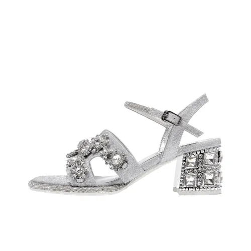 SHOESZOOO One Ремень Сандалии Женские Позолоченный Secret Серебряный