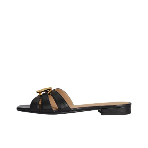 LAUREN RALPH LAUREN Шлепанцы Женские Черные