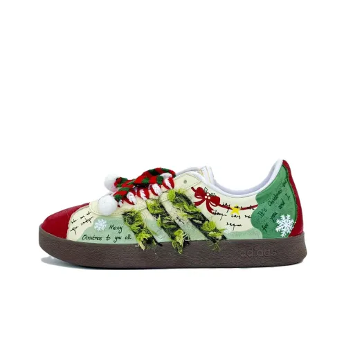 Adidas VL Court 2,0 Fantasia Love PLANNER Low Топ Скейтборд Кроссовки Unisex Красный Зеленый