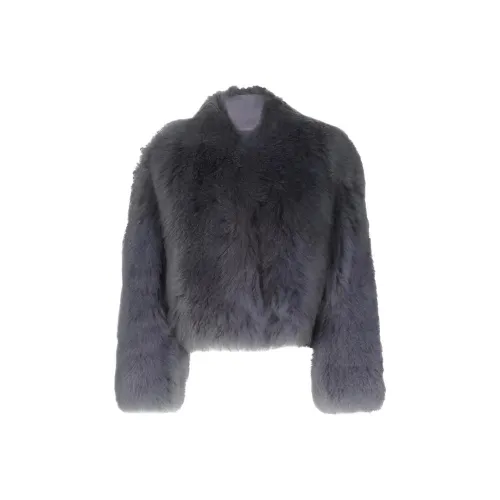 Ferragamo Серый Женские Меховые изделия