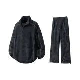 Черный топ + Черные брюки