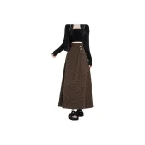 Кофейный леопард принт