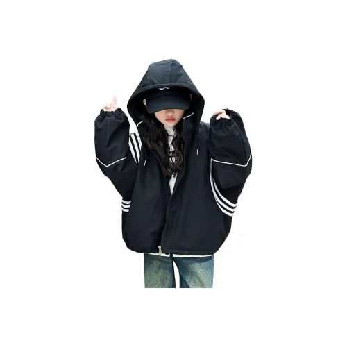 LANCAIHE Укрепленный хлопок Блэйзер Черный Детский Утеплённые куртки