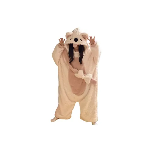 DEDY Белый щенок Женские Банные халаты