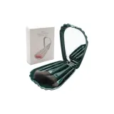 Макияжная кисть, оболочка, зеркальце, яшма + коробка