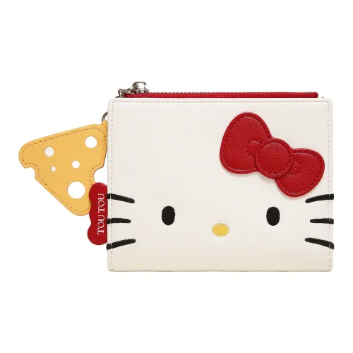 TOUTOU Hello Kitty Хелло Китти Синтетическая кожа Кошелек Стандартный Женский Многоцветный