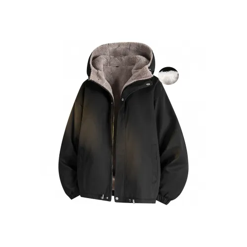 MARK WAFFLE Бархат Feel Пальто Унисекс