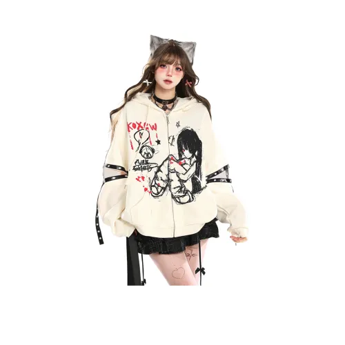 NICEAMOLA Абрикос Женские Свитшоты