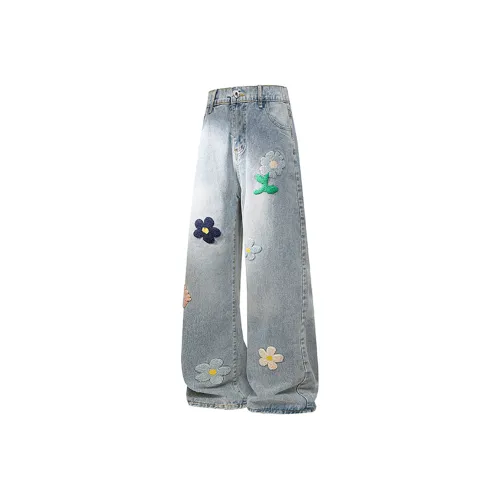 Mogao Blue Unisex Jeans Mogao Синий Унисекс Джинсы