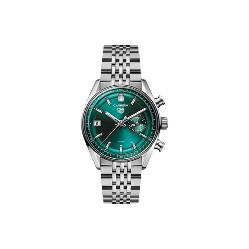 TAG Heuer Carrera Collection Автоматический Механический Механизм Мужские Часы Часы 39 мм Зеленый Циферблат