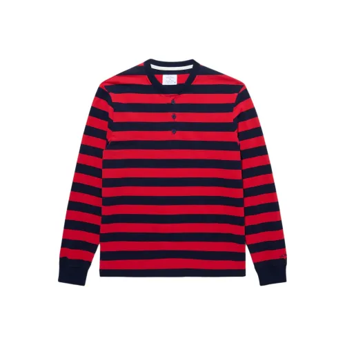 NOAH совместная брендированная регбийная рубашка Henley для мужчин