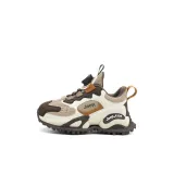 Элегантный, ветреный, коричневый (поверхность из кожи)