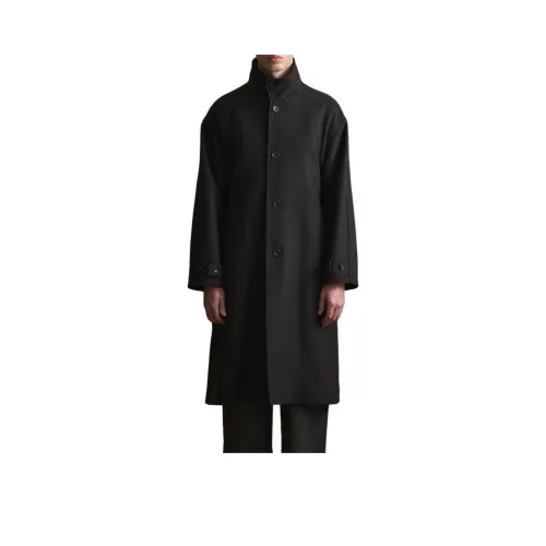 PUBLIC TOKYO Fw25 Super140s Melton Пальто Мужское