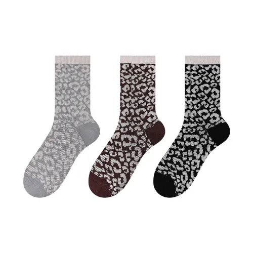 Vine Color Леопард Пава Unleashed Унисекс MID Носки до икры