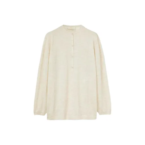 Loro Piana Cocooning JUMPER Свитер Женские Яичный Белый Цвет