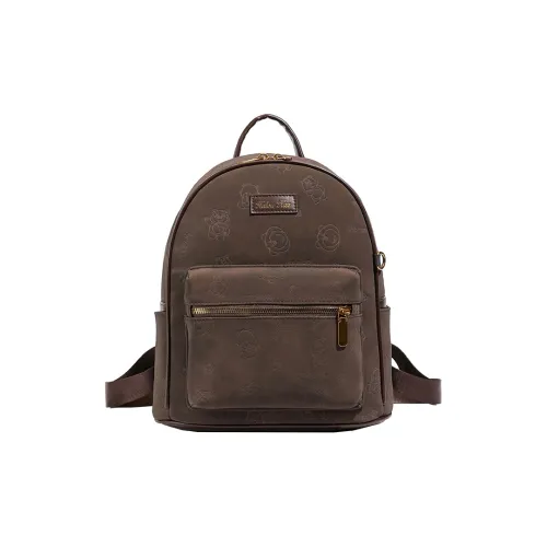 Tezimyt ПУ (полиуретан) Рюкзак Стандартный Женский Матовый Кофейный Матовый Коричневый