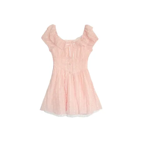 AFGGD Короткий рукав Платье Женское