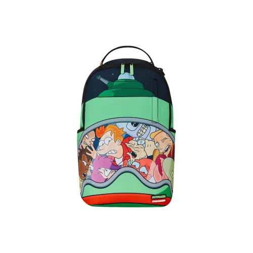 SPRAYGROUND FUTURAMA Коллаборация Полиэстер Рюкзак Унисекс Многоцветный