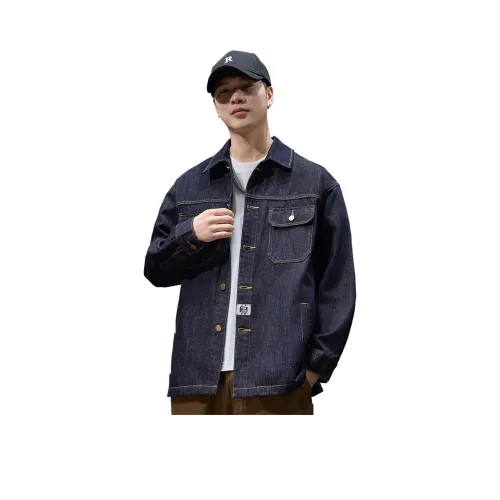 Tonlion Темно-черный Синий Унисекс Рубашки