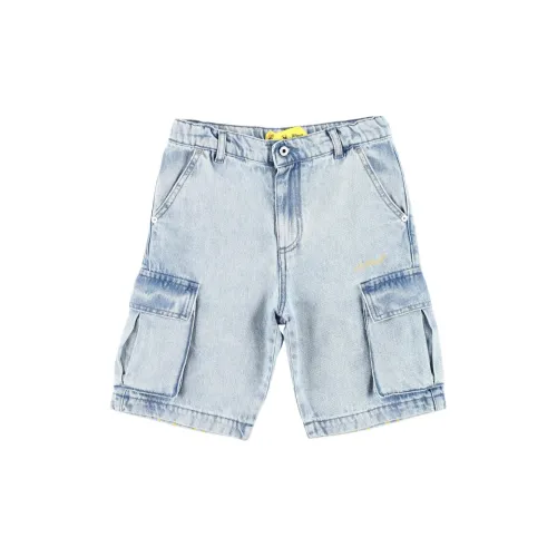 Off Белый Шорты Детский Светло-Синий