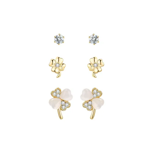 Серьги-гвоздики CHIMERA с медной платировкой женские