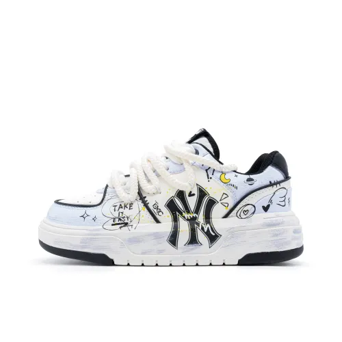 MLB Chunky Liner Термическое покрытие Низкие кеды для скейтбординга Унисекс Light Синий