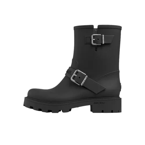 Jimmy Choo Biker Резиновые сапоги Женские Черные