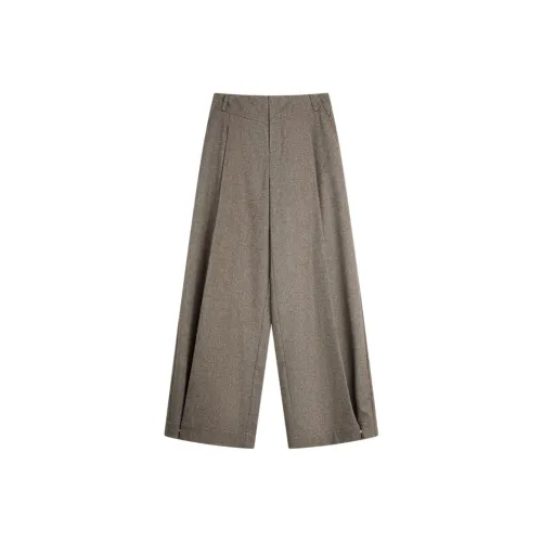 ELLE Кофе Женские Повседневные Брюки