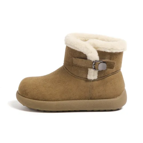 HUANQIU Термическое покрытие длина тела увеличенный короткий сноубутсы женские хаки