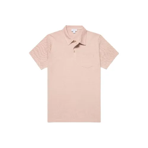 SUNSPEL Men's Polo Light Pink