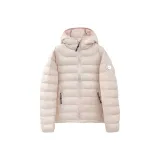 Розовый хлопковый пуховик