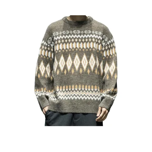 SLLAVIF Кофейный Мужской Трикотаж