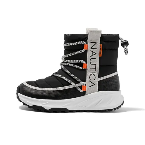 NAUTICA Высокие ботинки для детей зимние черные подростки