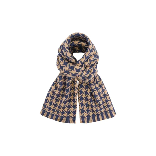 FireMonkey Пряжа Вязаные Шарфы Унисекс Темно-синий