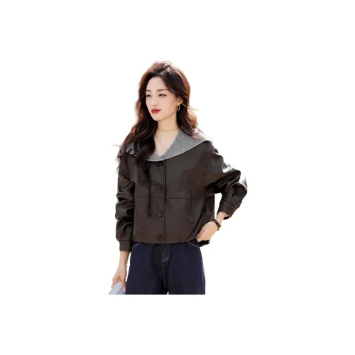 Куртка из кожи Kangaroo женская