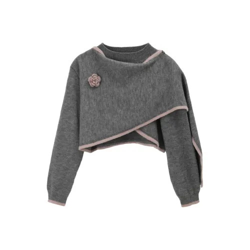 MISHOW Дымчатый Серый Розовый Женские Повседневные Костюмы