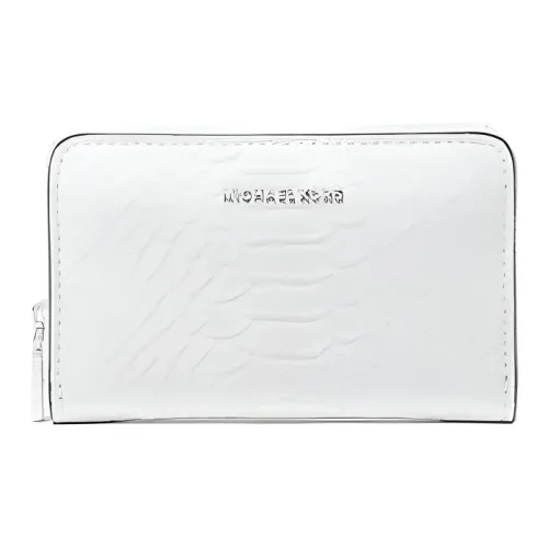 MICHAEL KORS Jet Set Кожа Кошелек Маленький Женский Светло-Белый