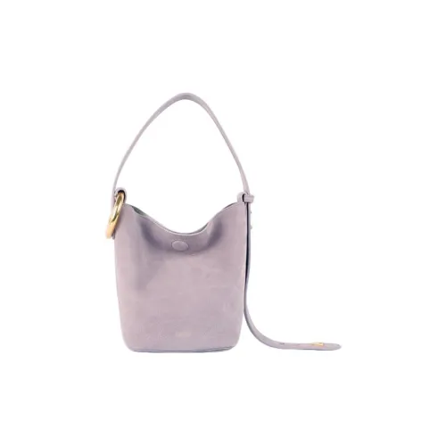 APEDE MOD Замша Сумка на плечо Маленькая Женская Таро Фиолетовая