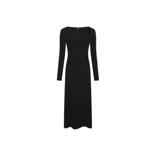 URBAN REVIVO Длинное платье с длинными рукавами женское