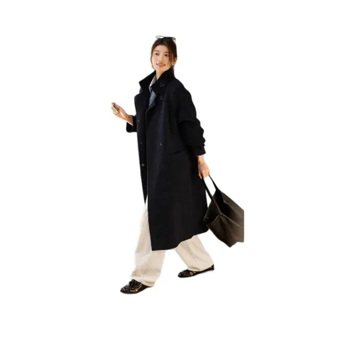 XWI Темно-синий Синий Женское Пальто