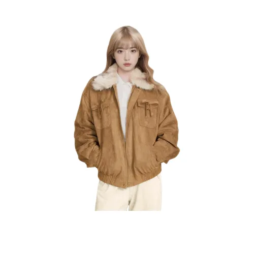 FEIERDAOSHANGDEMAO Хлопковый пуховик женский