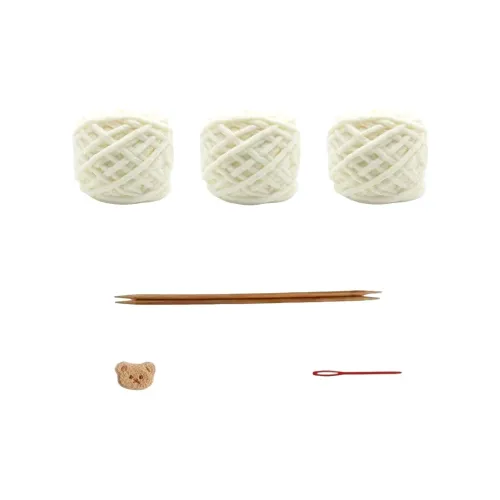 Mr. Toy Милый медведь Шарф Ледяная линия DIY Ткани вязаные Шарф Пряжа Пряжа Материал Набор DIY Игрушки